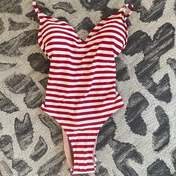 J. Crew Tie back Onepiece Swimsuit NWT - Picture 3 of 5